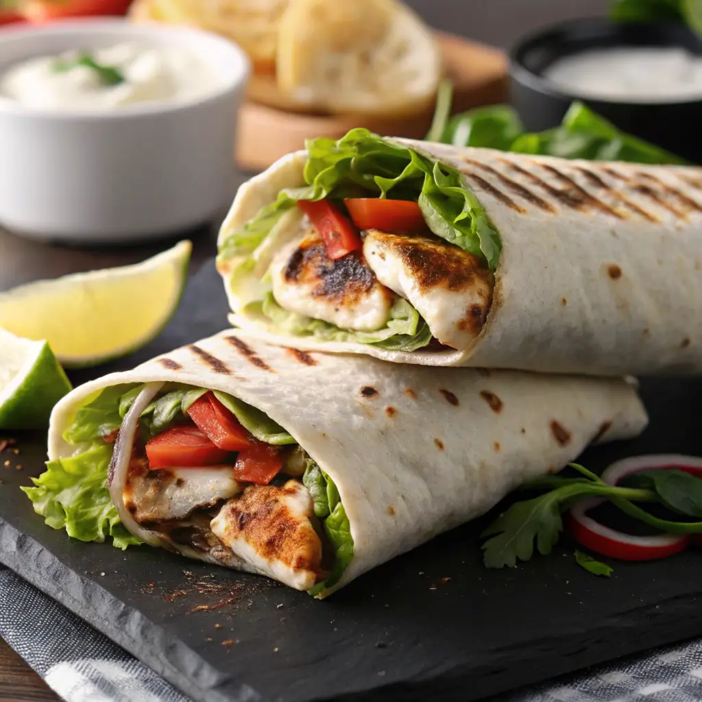 Jamaican Jerk Chicken Wrap