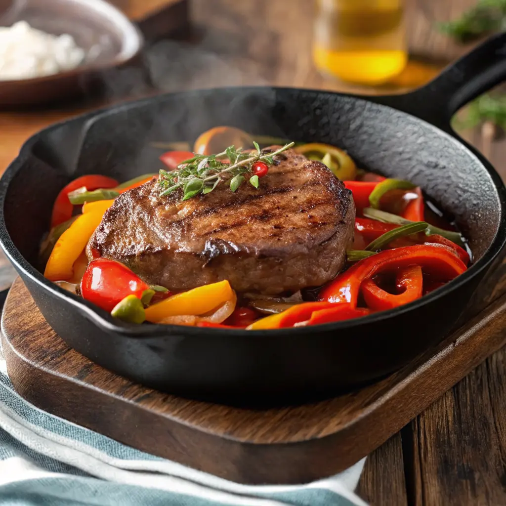 Peppered Steak Jamaican Style